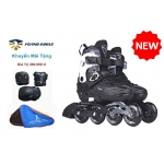 GIÀY TRƯỢT PATIN FLYING EAGLE S5S+ MÀU ĐEN (TẶNG BALO + BẢO HỘ TRƯỢT PATIN)