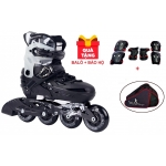 GIÀY TRƯỢT PATIN FLYING EAGLE S6S+ NEW ĐEN (TẶNG KÈM BALO + BỘ BẢO HỘ TRƯỢT PATIN)