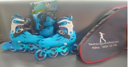 GIÀY TRƯỢT PATIN FLYING EAGLE S5S+ NEW 2022 (TẶNG BALO + BẢO HỘ TRƯỢT PATIN) - XANH DƯƠNG