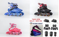 GIÀY TRƯỢT PATIN FLYING EAGLE K8 (TẶNG BALO ĐỰNG GIÀY + BỘ BẢO HỘ PATIN)