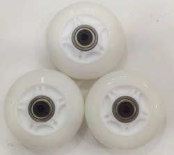 BÁNH XE PATIN ĐÈN 3 MÀU SIZE 64MM VÀ 70MM (CÓ SẴN BẠC ĐẠN)