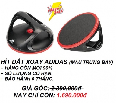 BỘ CHỐNG ĐẨY, HÍT ĐẤT XOAY CAO CẤP ADIDAS ADAC-11401 <font color="red">[MẪU TRƯNG BÀY]</font>