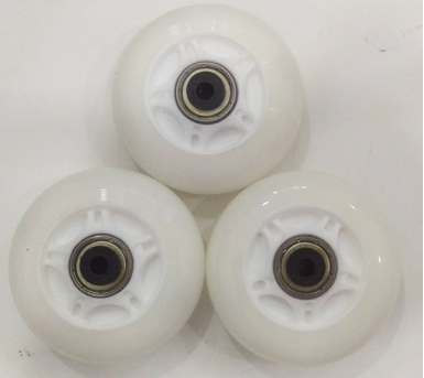 BÁNH XE PATIN ĐÈN 3 MÀU SIZE 64MM VÀ 70MM (CÓ SẴN BẠC ĐẠN)