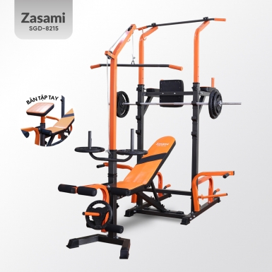 GHẾ TẬP ĐA NĂNG - XÀ ĐƠN XÀ KÉP ZASAMI SGD-8215