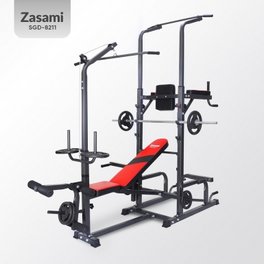 GHẾ TẬP TẠ ĐA NĂNG - XÀ ĐƠN XÀ KÉP ZASAMI SGD-8211