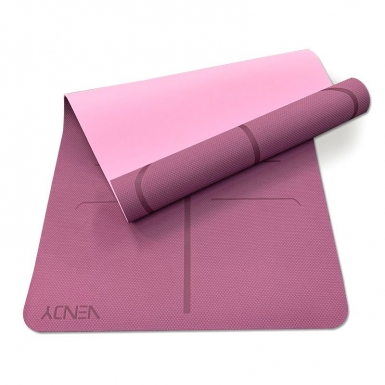 THẢM TẬP YOGA TPE VENDY 6MM ĐỊNH TUYẾN - TẶNG TÚI ĐỰNG THẢM