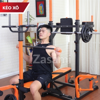GHẾ TẬP ĐA NĂNG - XÀ ĐƠN XÀ KÉP ZASAMI SGD-8215