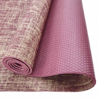 THẢM YOGA SỢI ĐAY PVC - TERRA (TẶNG KÈM TÚI ĐỰNG THẢM)