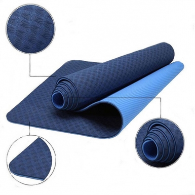 THẢM TẬP TPE YOGA MAT 2 LỚP 6MM - TẶNG TÚI ĐỰNG THẢM