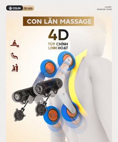 GHẾ MASSAGE SK666