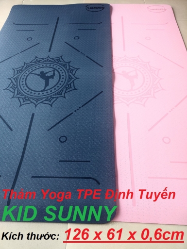 THẢM YOGA TPE SUNNY KID [6MM-126CM] (THẢM TẬP DÀNH CHO TRẺ EM)