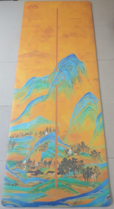 THẢM YOGA CAO SU PU ĐỊNH TUYẾN HOA VĂN PRO-CARE