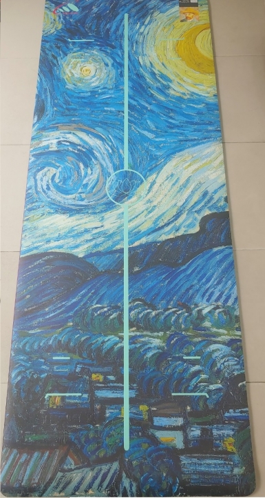THẢM YOGA CAO SU PU ĐỊNH TUYẾN HOA VĂN PRO-CARE