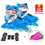 GIÀY TRƯỢT PATIN FLYING EAGLE T9 (S6S+ 8 BÁNH ĐÈN) - TẶNG KÈM BALÔ VÀ BẢO HỘ TRƯỢT PATIN - XANH DƯƠNG