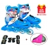 GIÀY TRƯỢT PATIN FLYING EAGLE T9 (S6S+ 8 BÁNH ĐÈN) - TẶNG KÈM BALÔ VÀ BẢO HỘ TRƯỢT PATIN - XANH DƯƠNG